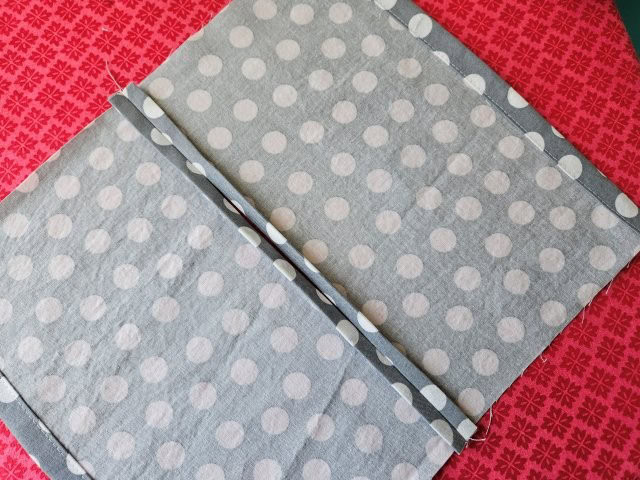 Press the seams flat