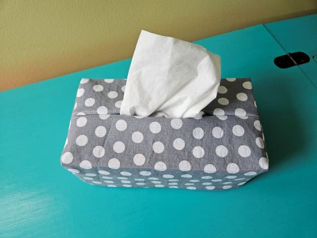 DIY cover for your tissue box sewing tutorial
