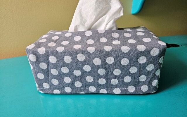 Fabric Tissue Box Cover Sewing Tutorial