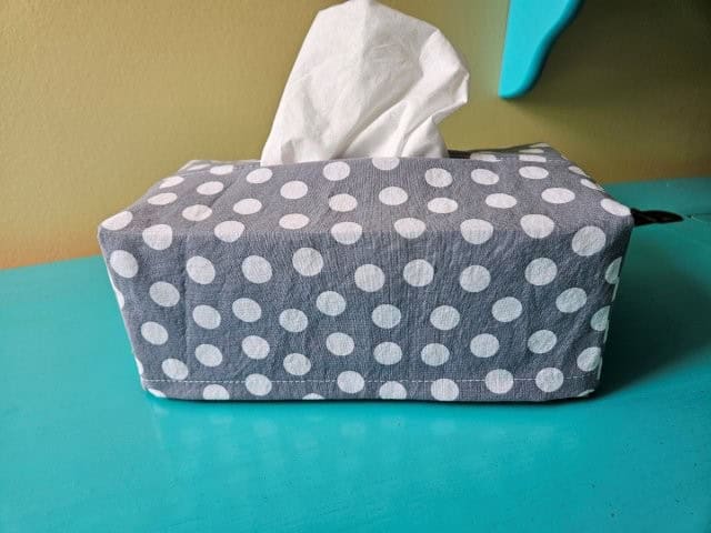 Fabric Tissue Box Cover Sewing Tutorial