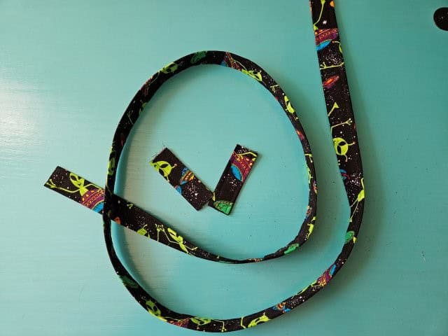 Picture of the finished straps