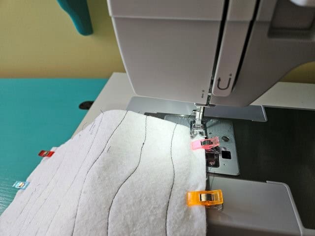 Sew the sides and bottom leaving the top open