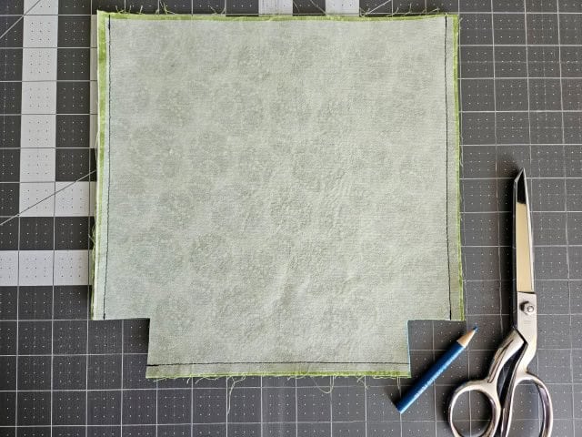 Cut the squares along the marked lines