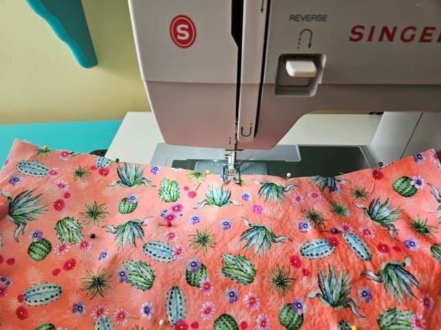 Quilt the batting to the fabric