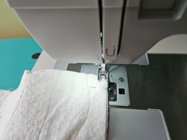 Sew the sides and bottom