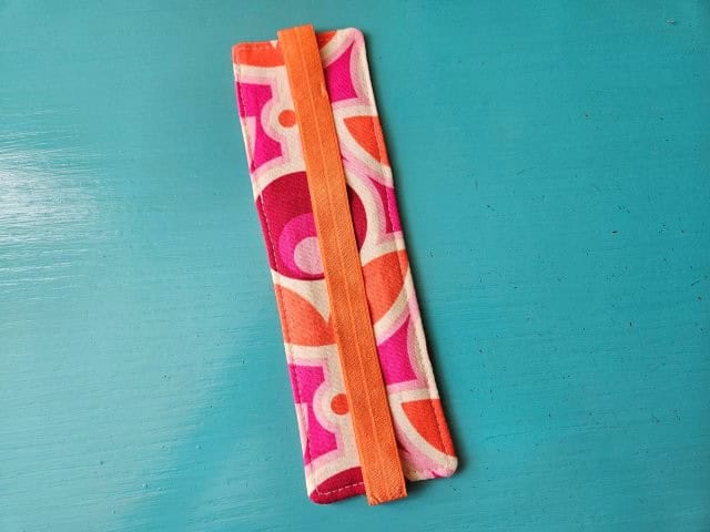 Elastic bookmark pen holder for journals sewing pattern