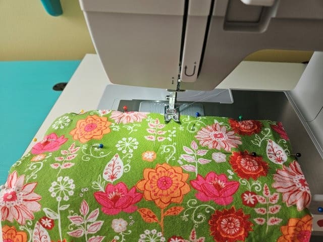 Quilt the batting to the fabric