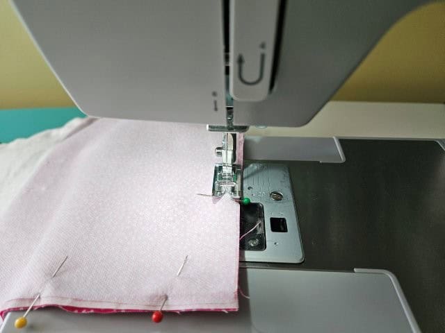 Sewing the pouch