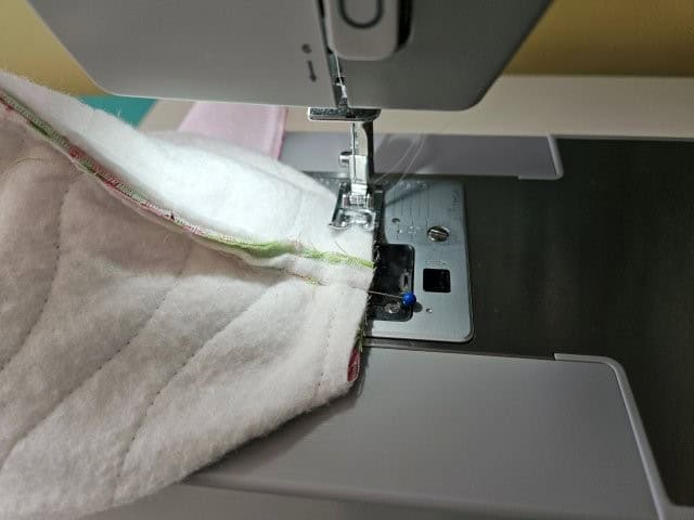 Sew along the edge