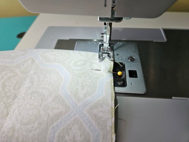 Sew the notepad pocket