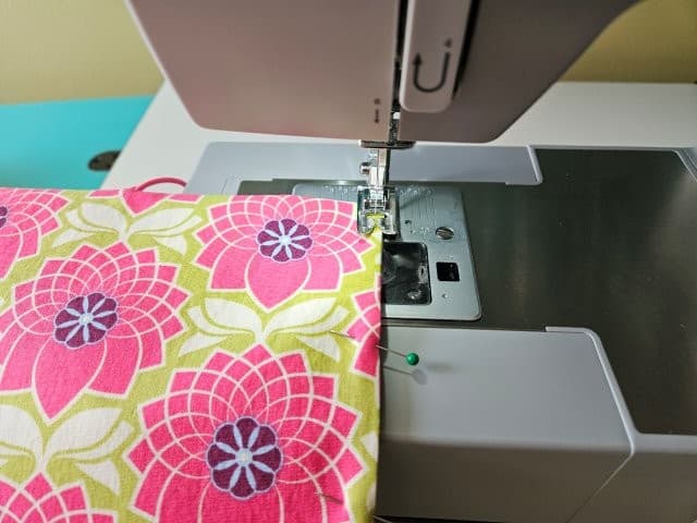 Top stitch all around