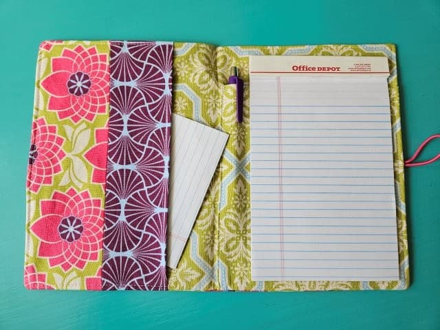 Simple notepad holder sewing pattern