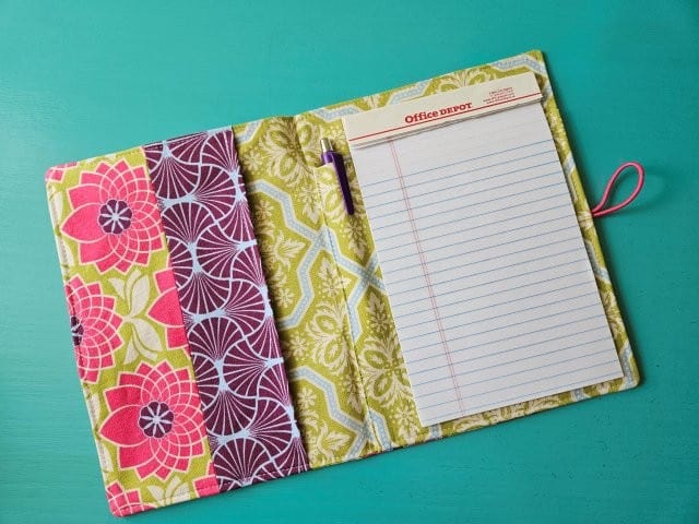 DIY notepad holder sewing pattern
