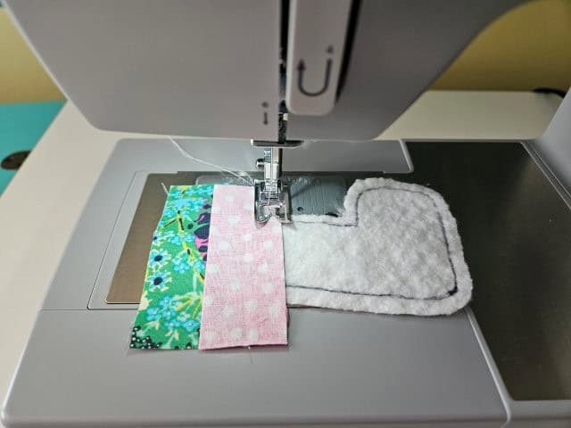 Sew along the bottom edge